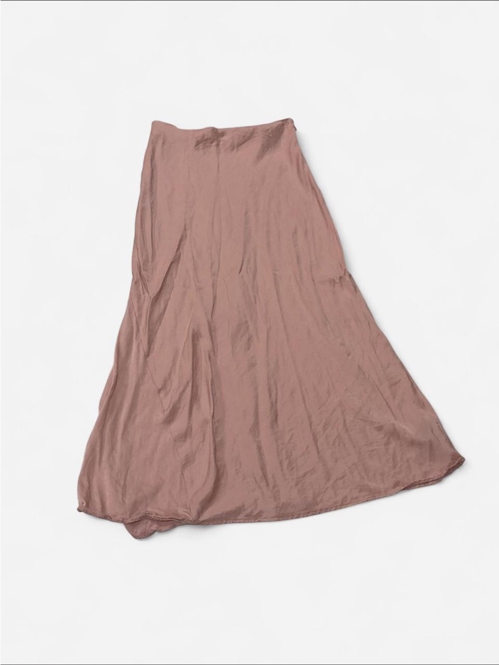 Zara Maxi Skirt in Dusty Rose